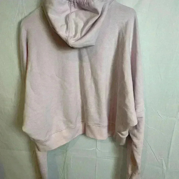 NWT- Adidas Pink Crop Hoodie Top ( size Large) - Picture 4 of 5